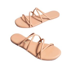 TKEES Sloane Sandal in Beige - size 9